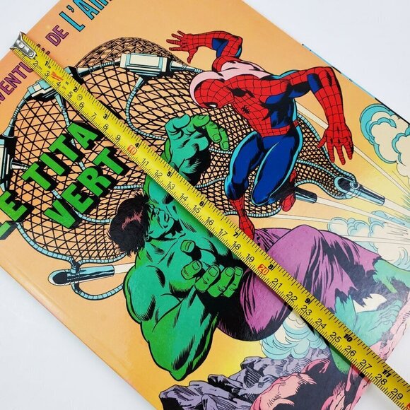 Marvel Spider-Man Hulk Comic Book LUG French 1979 Unread TPB L'Araignee Titan - Picture 9 of 9
